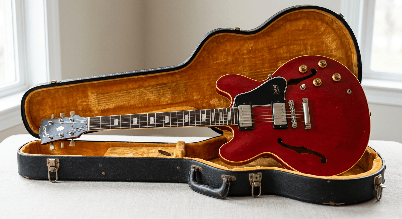 Vintage Gibson ES-335 — 1968 Cherry Red — photo 1 of 3