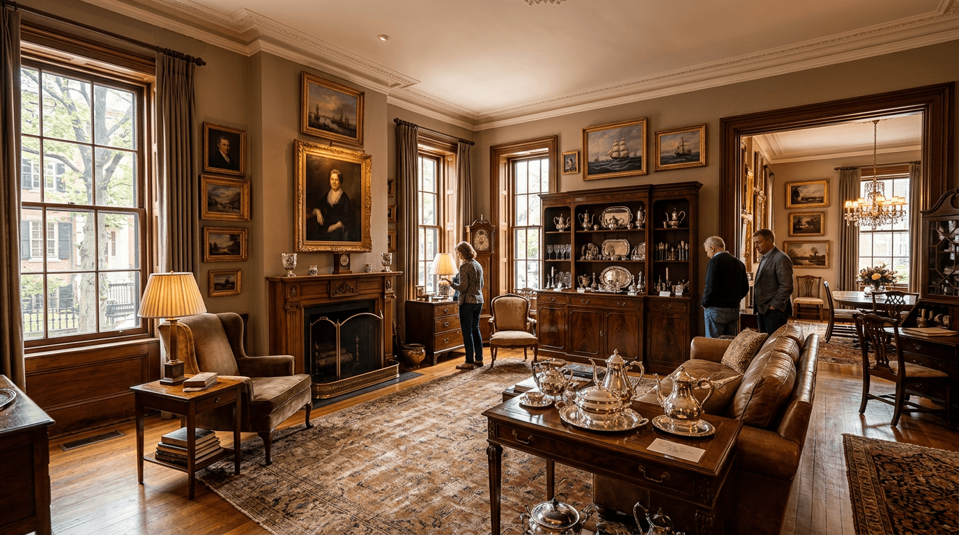 Beacon Hill Brownstone Estate Sale